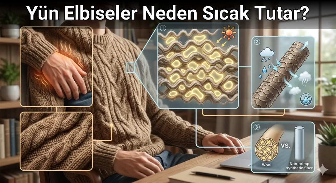Yün Elbiseler Neden Sıcak Tutar?